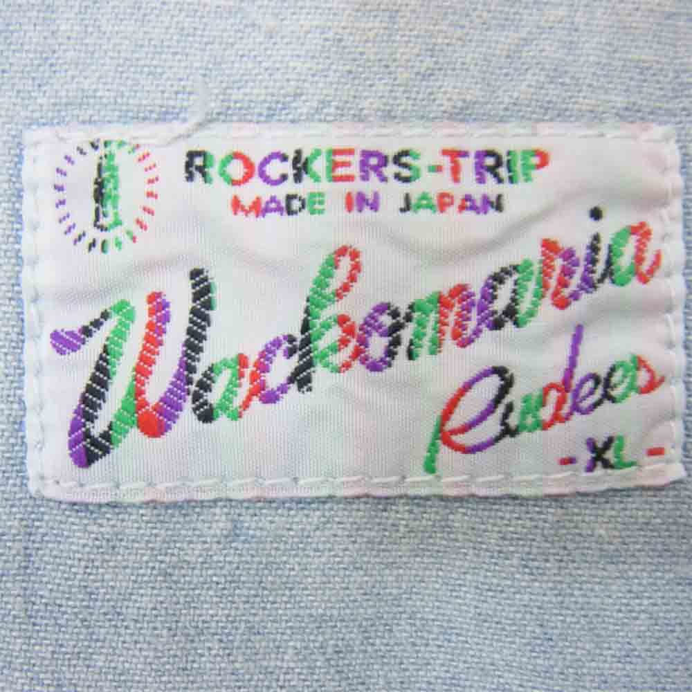 WACKO MARIA ワコマリア 13AW 13AW-D-SHI-03 ウエスタン デニム シャツ インディゴブルー系 XL【中古】