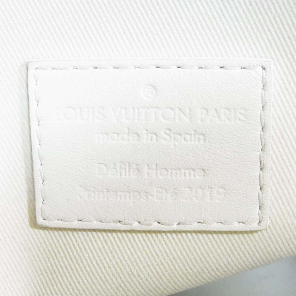 LOUIS VUITTON ルイ・ヴィトン M67462 ポシェットA4 トリヨン モノグラム ヴァージルアブロー クラッチバッグ ホワイト系【中古】