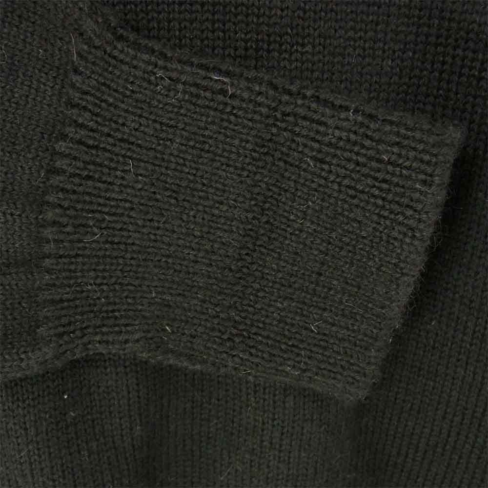 EVISU エヴィス 英国製 タートルネック ウール ニット セーター ブラック系 38【中古】