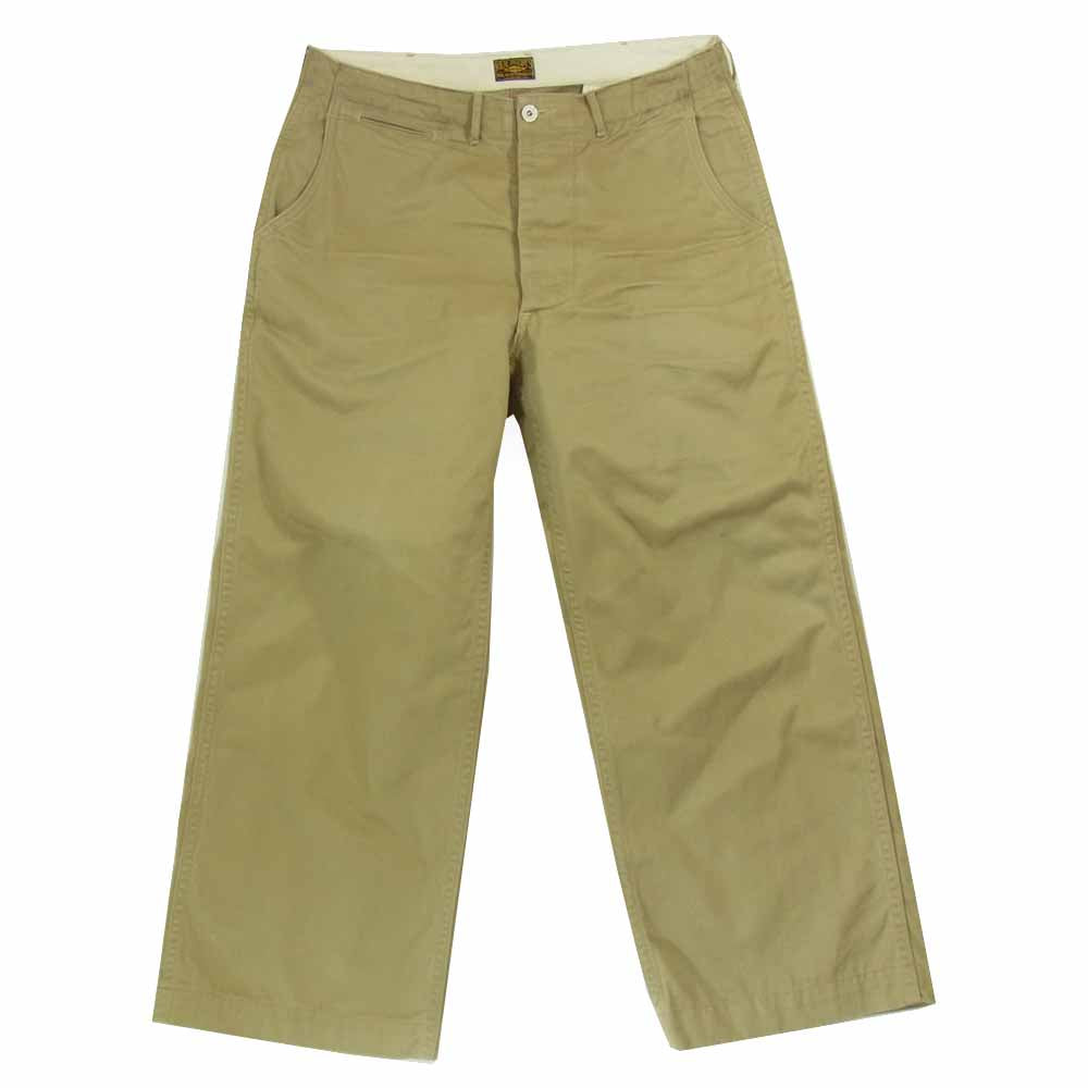 The REAL McCOY'S ザリアルマッコイズ KHAKI TROUSERS ミリタリー チノ パンツ ベージュ ベージュ系 M【中古】