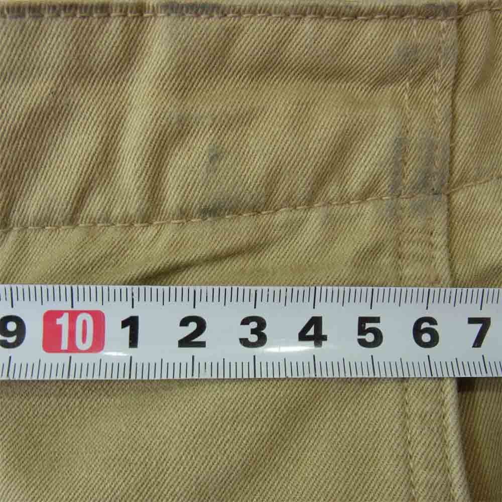 The REAL McCOY'S ザリアルマッコイズ KHAKI TROUSERS ミリタリー チノ パンツ ベージュ ベージュ系 M【中古】
