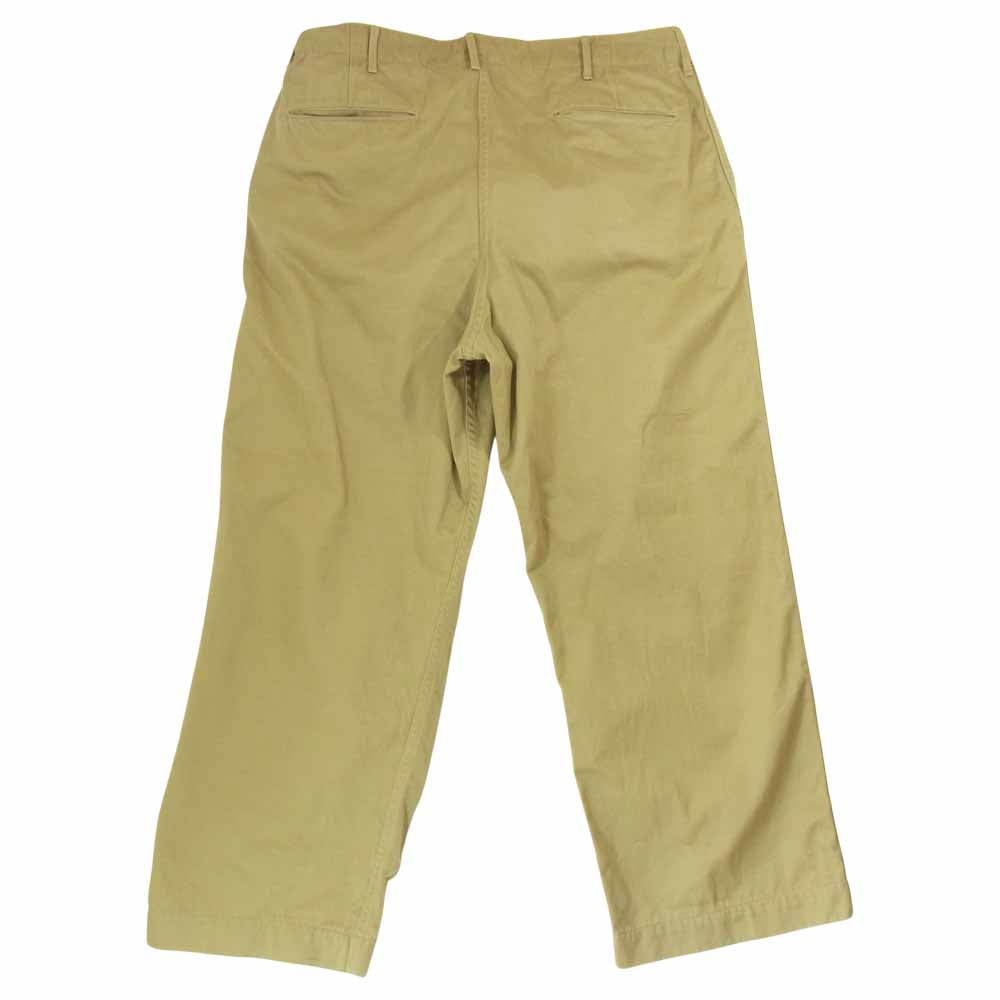 The REAL McCOY'S ザリアルマッコイズ KHAKI TROUSERS ミリタリー チノ パンツ ベージュ ベージュ系 33【中古】