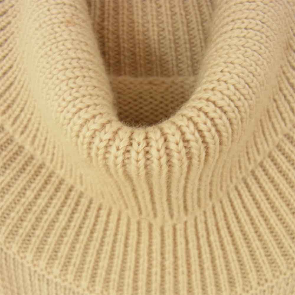 The REAL McCOY'S ザリアルマッコイズ Joe McCoy FISHERMAN SWEATER ジョーマッコイ フィッシャーマン セーター タートルネック ベージュ系 40【中古】