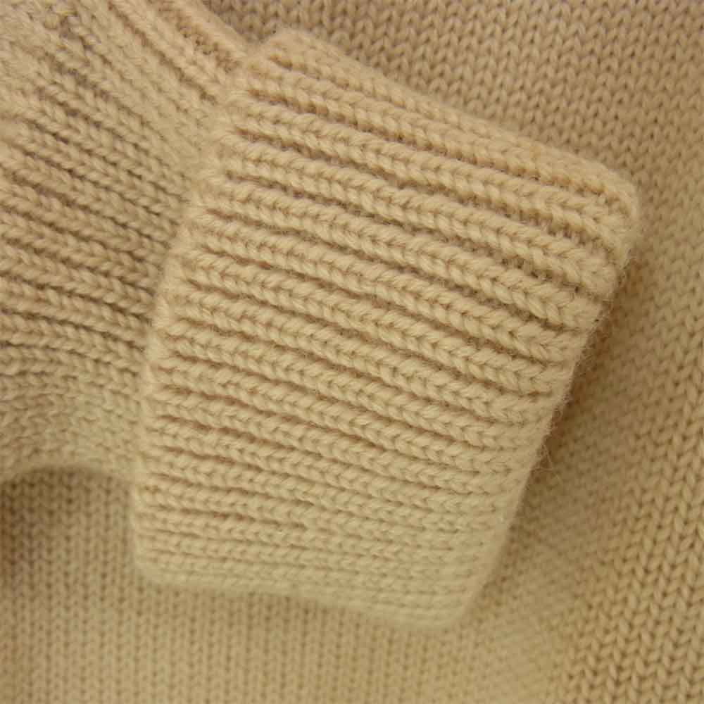 The REAL McCOY'S ザリアルマッコイズ Joe McCoy FISHERMAN SWEATER ジョーマッコイ フィッシャーマン セーター タートルネック ベージュ系 40【中古】