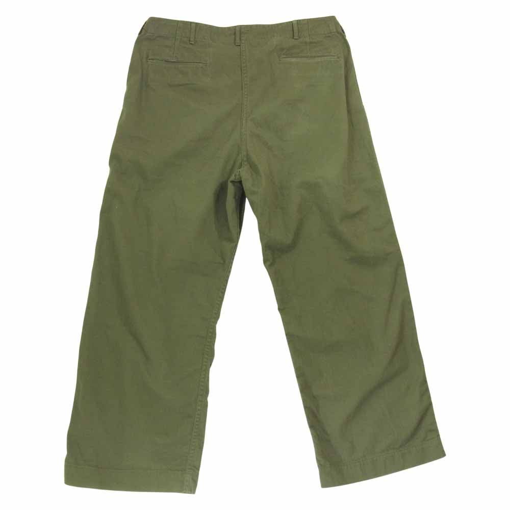 The REAL McCOY'S ザリアルマッコイズ KHAKI TROUSERS ミリタリー チノ パンツ カーキ カーキ系 32【中古】
