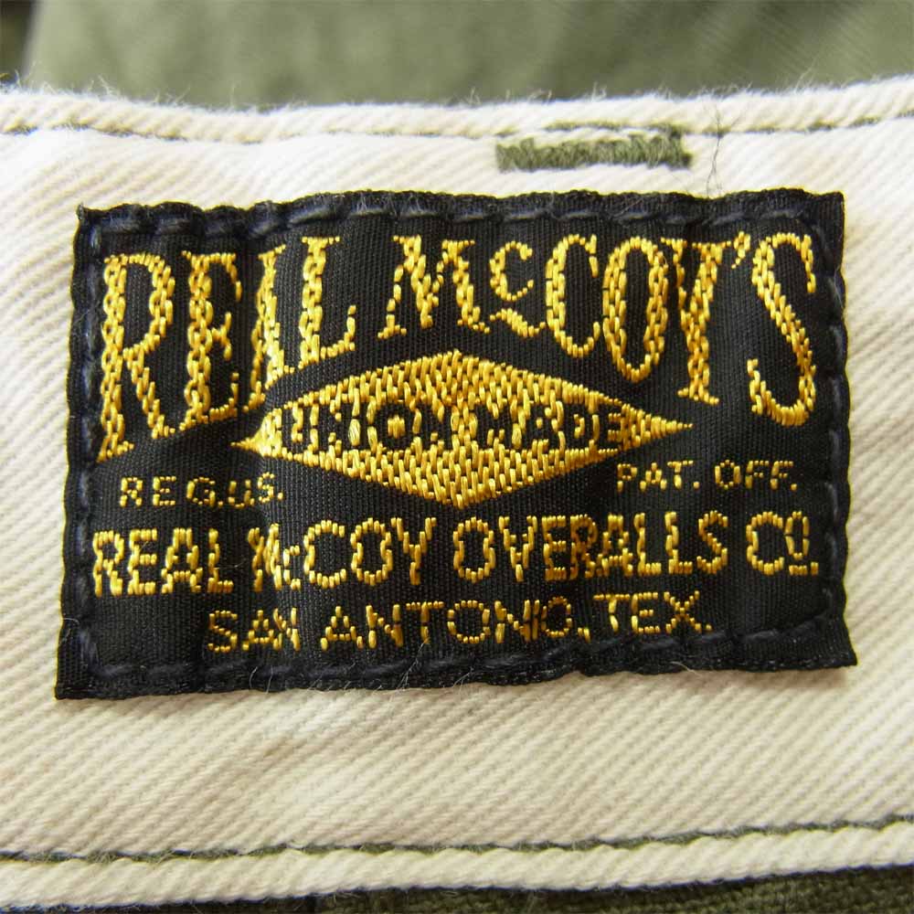The REAL McCOY'S ザリアルマッコイズ KHAKI TROUSERS ミリタリー チノ パンツ カーキ カーキ系 32【中古】