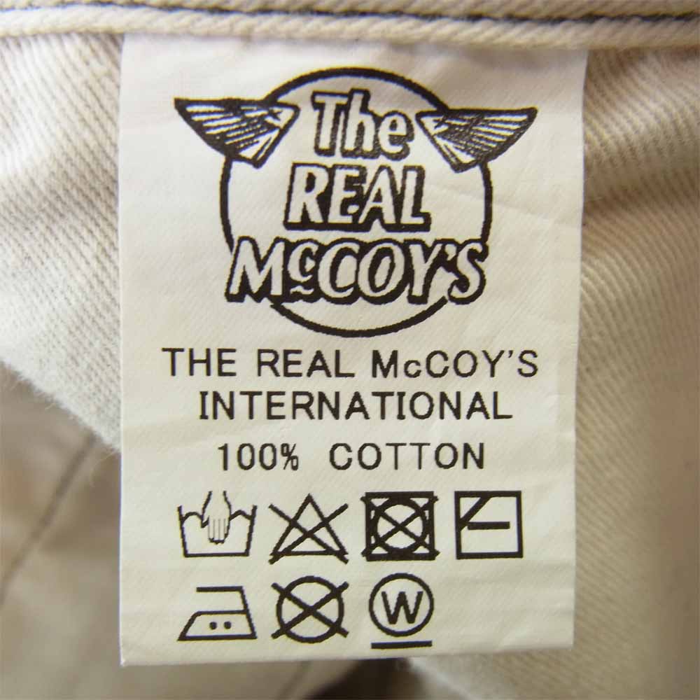The REAL McCOY'S ザリアルマッコイズ KHAKI TROUSERS ミリタリー チノ パンツ カーキ カーキ系 32【中古】