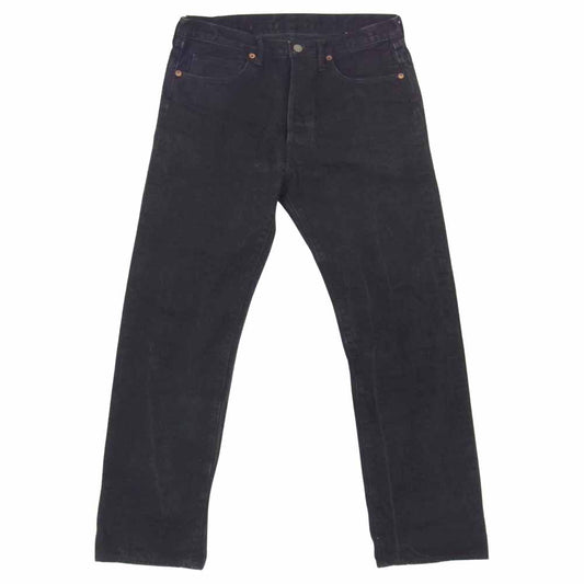 The REAL McCOY'S ザリアルマッコイズ 966BK Joe McCoy ジョーマッコイ ブラックジーンズ デニムパンツ ブラック系 32【中古】