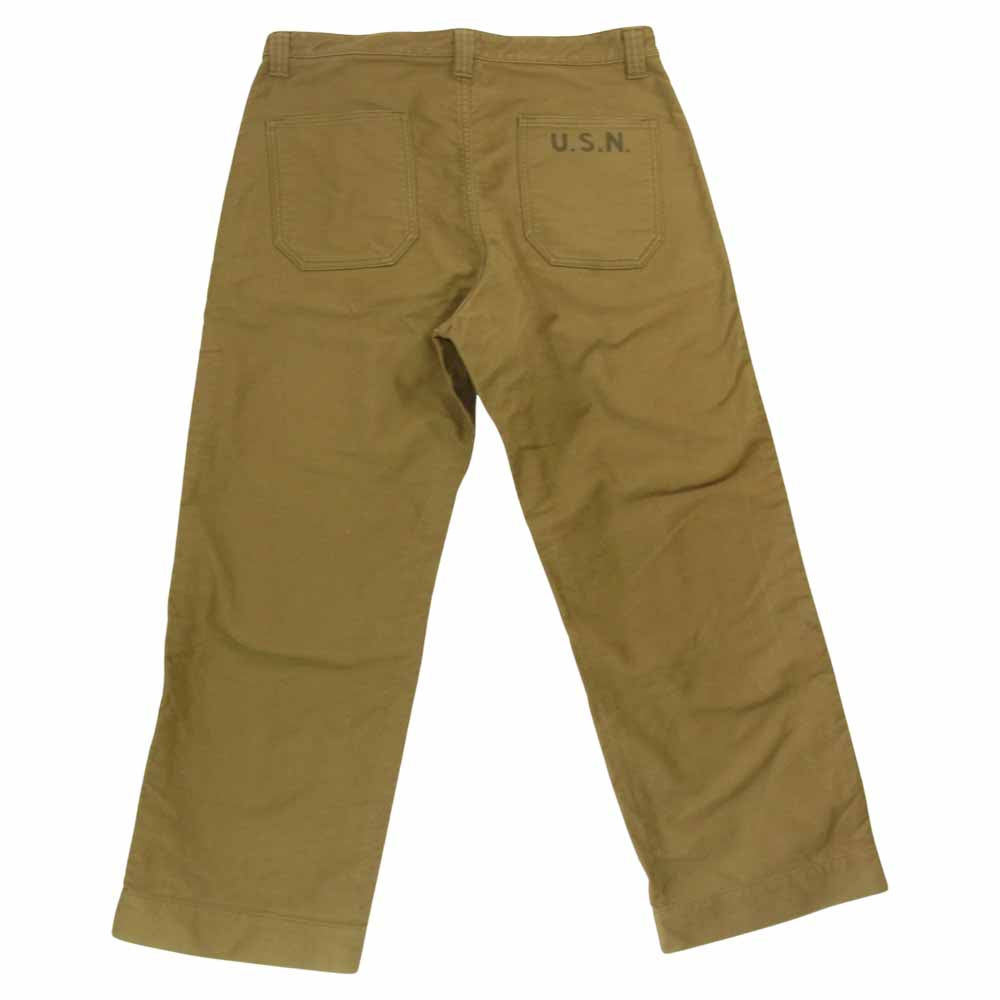 The REAL McCOY'S ザリアルマッコイズ USN N-1 TROUSERS MODIFY モディファイド ミリタリー トラウザー パンツ カーキ系 L【中古】