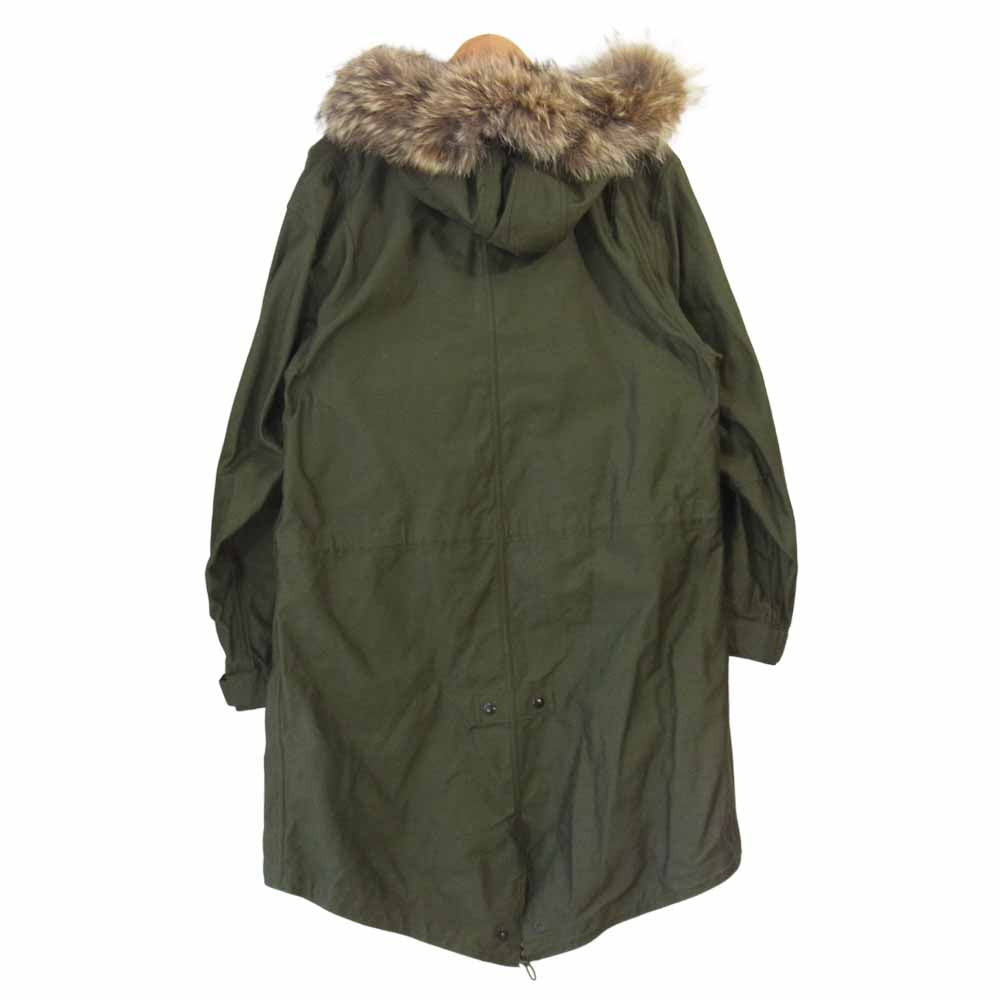 The REAL McCOY'S ザリアルマッコイズ M-1948 PARKA モッズパーカー ミリタリー コート カーキ系 M【美品】【中古】