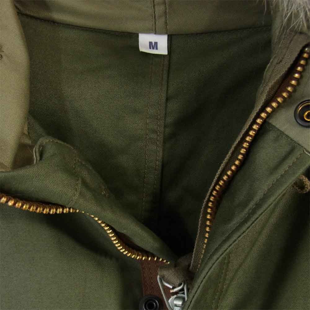 The REAL McCOY'S ザリアルマッコイズ M-1948 PARKA モッズパーカー ミリタリー コート カーキ系 M【美品】【中古】