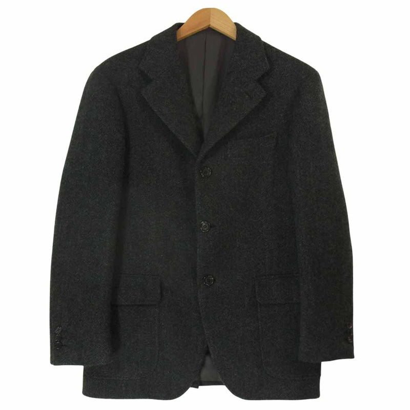 The REAL McCOY'S ザリアルマッコイズ CASHMERE JACKET カシミヤ ヘリンボーン ジャケット グレー系 40【美品】【中古】