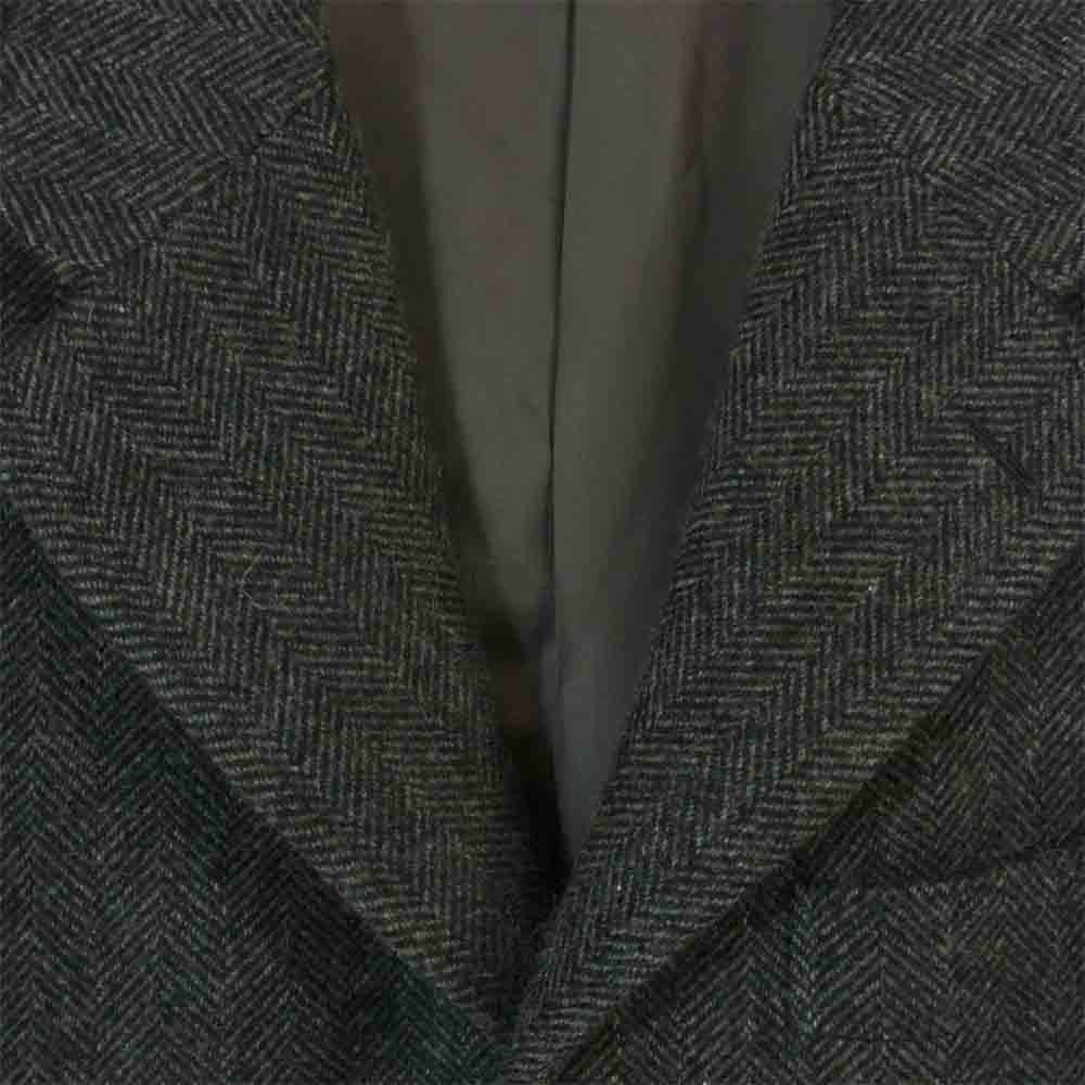 The REAL McCOY'S ザリアルマッコイズ CASHMERE JACKET カシミヤ ヘリンボーン ジャケット グレー系 40【美品】【中古】