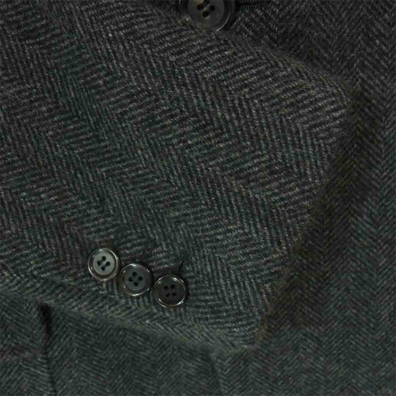 The REAL McCOY'S ザリアルマッコイズ CASHMERE JACKET カシミヤ ヘリンボーン ジャケット グレー系 40【美品】【中古】