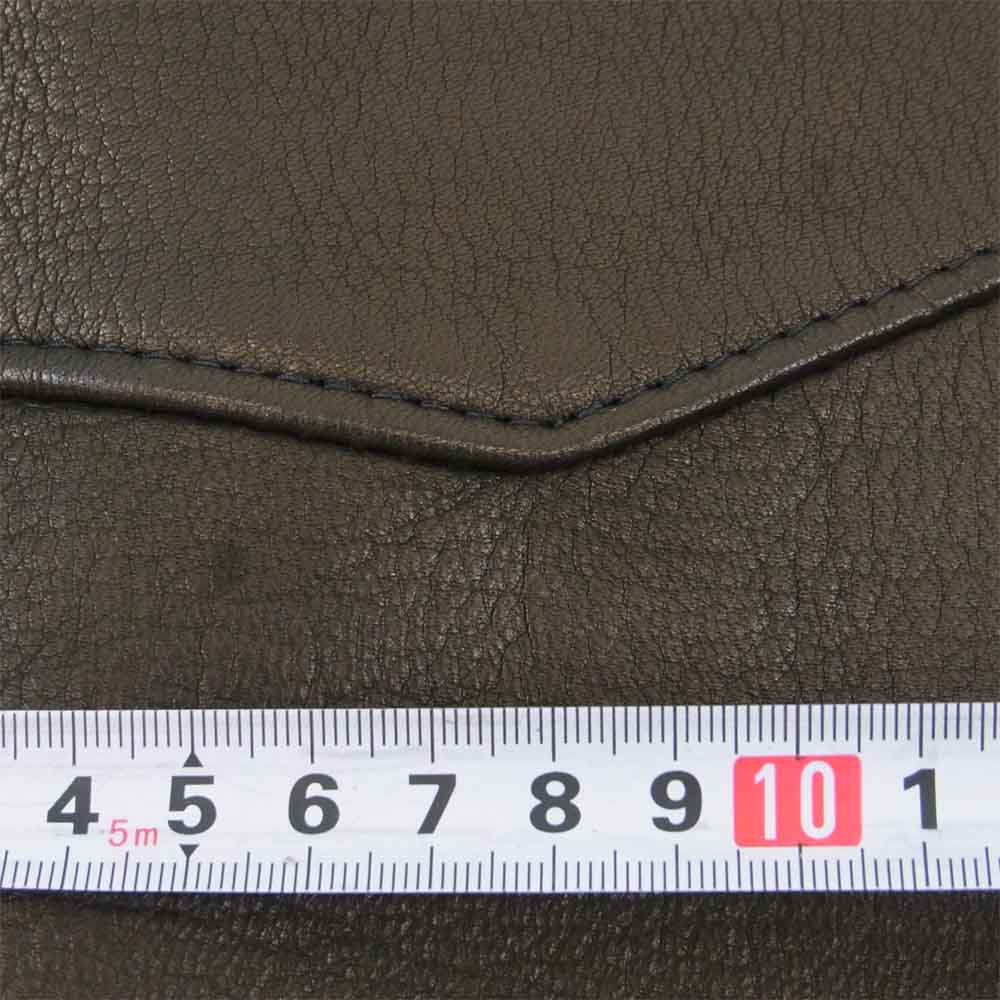 The REAL McCOY'S ザリアルマッコイズ × ルイスレザー Lewis Leathers Lightning ライトニング ライダース ディアスキン ジャケット ブラック系 34【中古】