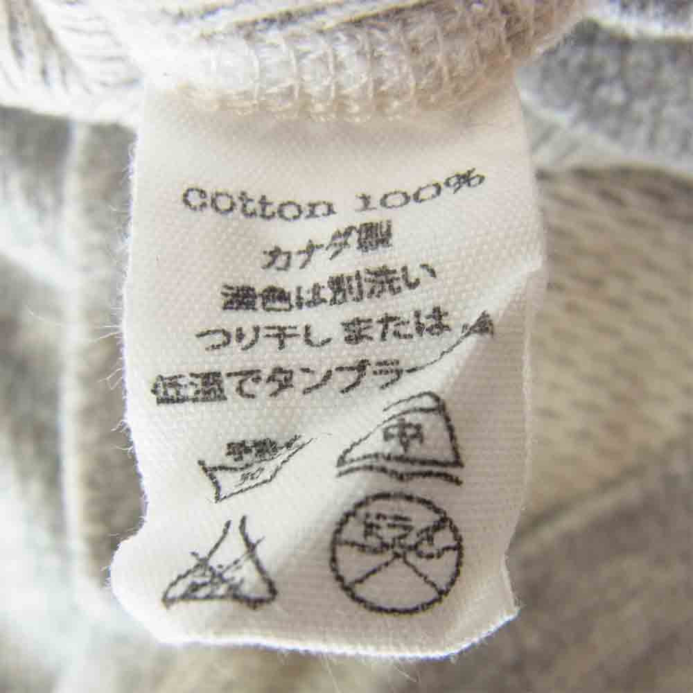 The REAL McCOY'S ザリアルマッコイズ DOUBLE DIAMOND ダブルダイヤモンド ヘンリーネック 長袖Ｔシャツ カットソー グレー系 M【中古】