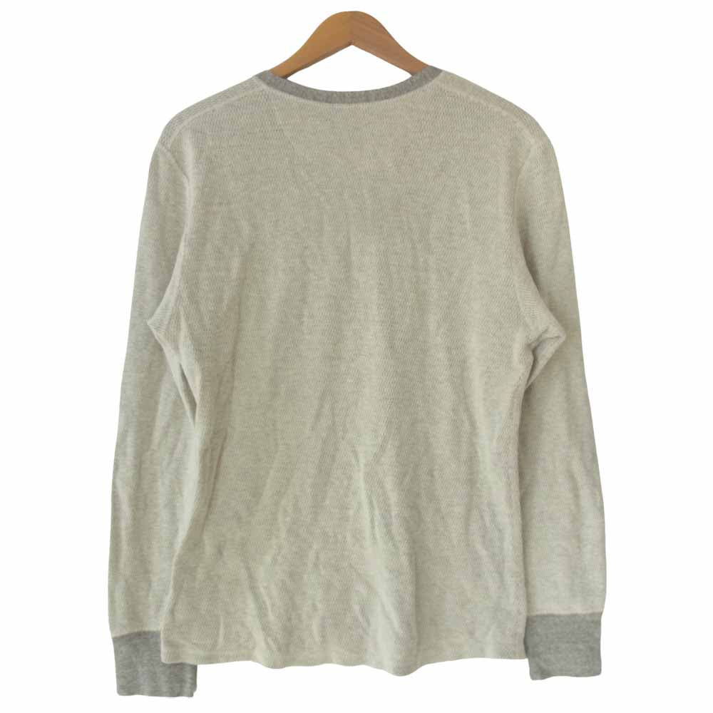 The REAL McCOY'S ザリアルマッコイズ DOUBLE DIAMOND COALMINER HENLY SHIRTS ダブルダイヤモンド コールマイナー 長袖Ｔシャツ カットソー グレー系 M【中古】