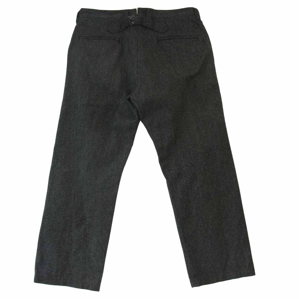 The REAL McCOY'S ザリアルマッコイズ DOUBLE DIAMOND ダブルダイヤモンド シンチバック コットン パンツ ブラック系 32【中古】
