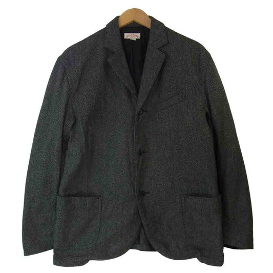 The REAL McCOY'S ザリアルマッコイズ DOUBLE DIAMOND ダブルダイヤモンド テーラードジャケット ブラック系 40【中古】