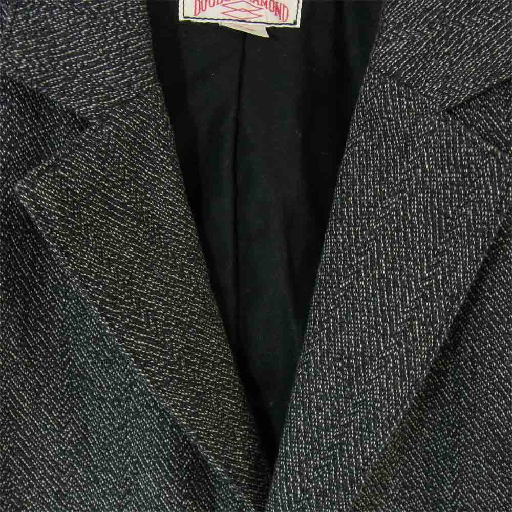 The REAL McCOY'S ザリアルマッコイズ DOUBLE DIAMOND ダブルダイヤモンド テーラードジャケット ブラック系 40【中古】