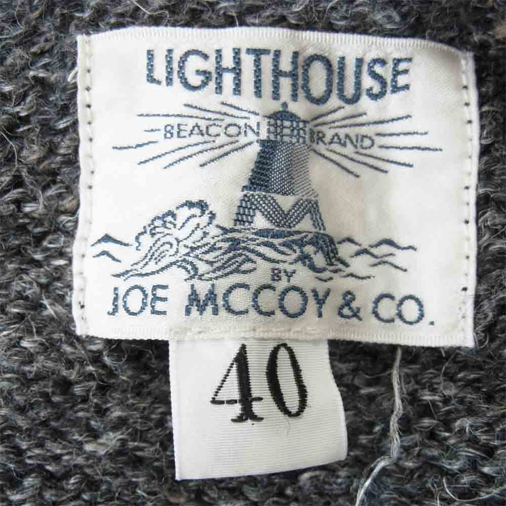 ジョーマッコイ LIGHT HOUSE LINEN SUMMER KNIT SWEATER ライトハウス リネン サマー ニット セーター グレー系 L【中古】