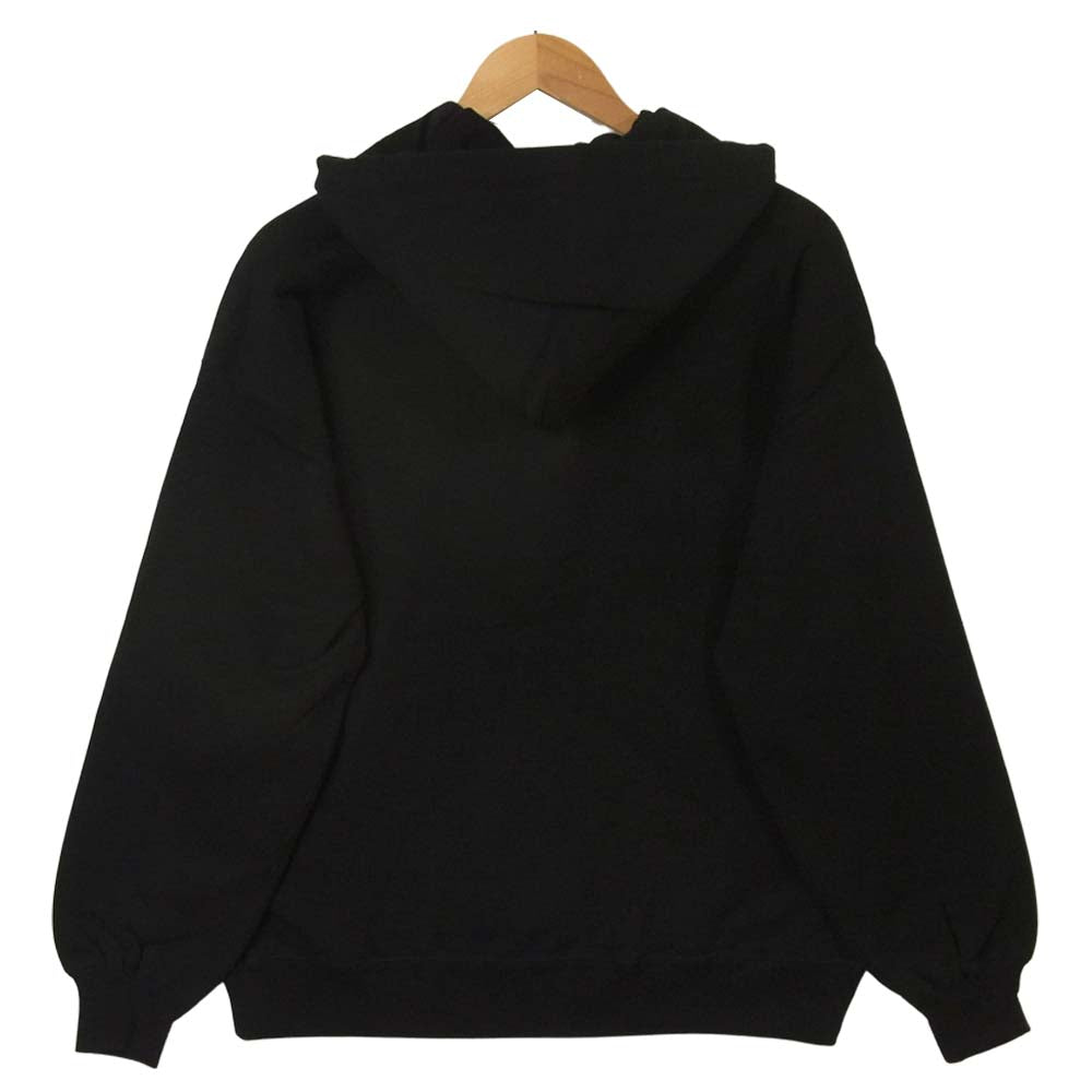 ブラックアイパッチ 20SS BEPSS20TP09 LABEL HOODIE ラベル フーディー プルオーバー パーカー ブラック系 M【新古品】【未使用】【中古】