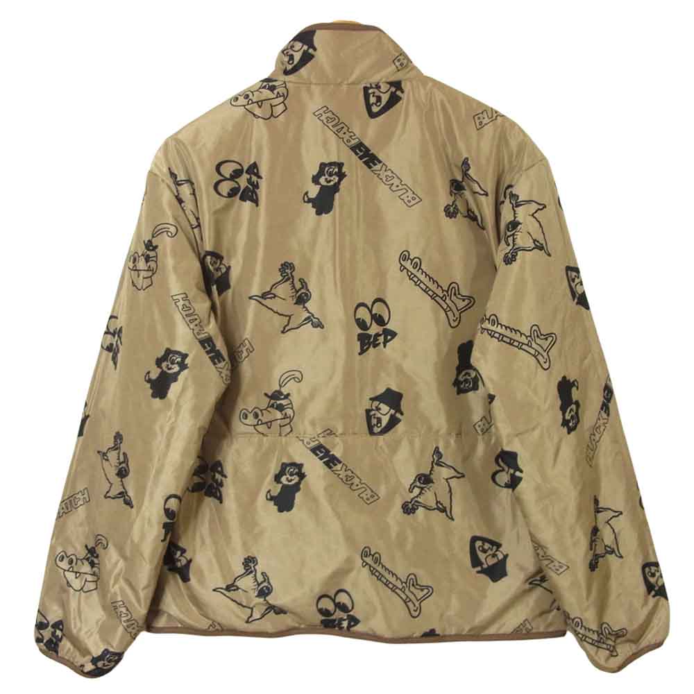 ブラックアイパッチ 21SS BEPSS210T04 FLEECE JACKET フリース ジャケット リバーシブル ブラウン系 M【新古品】【未使用】【中古】