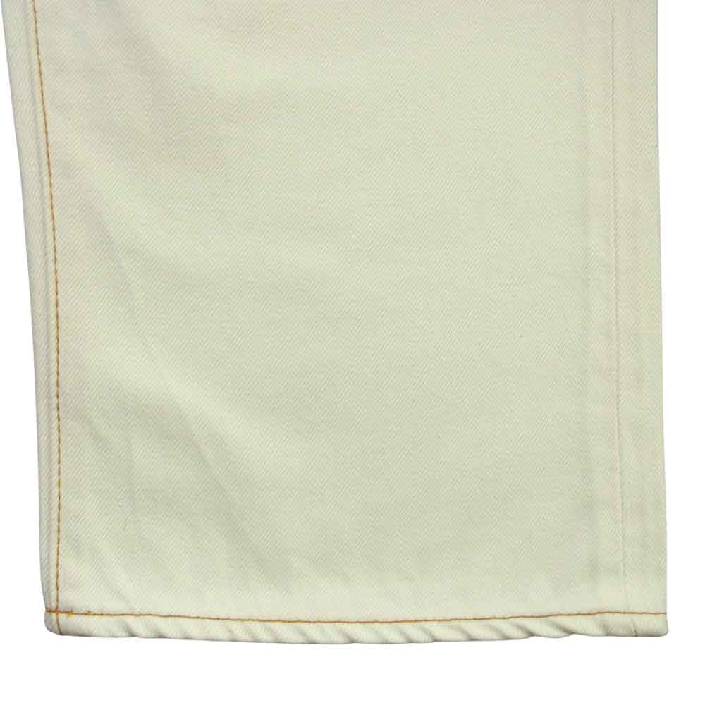 ブラックアイパッチ 21SS BEPSS21PA06 KAMON JEANS WHITE セルヴィッジ付 デニムパンツ ホワイト系 36【新古品】【未使用】【中古】