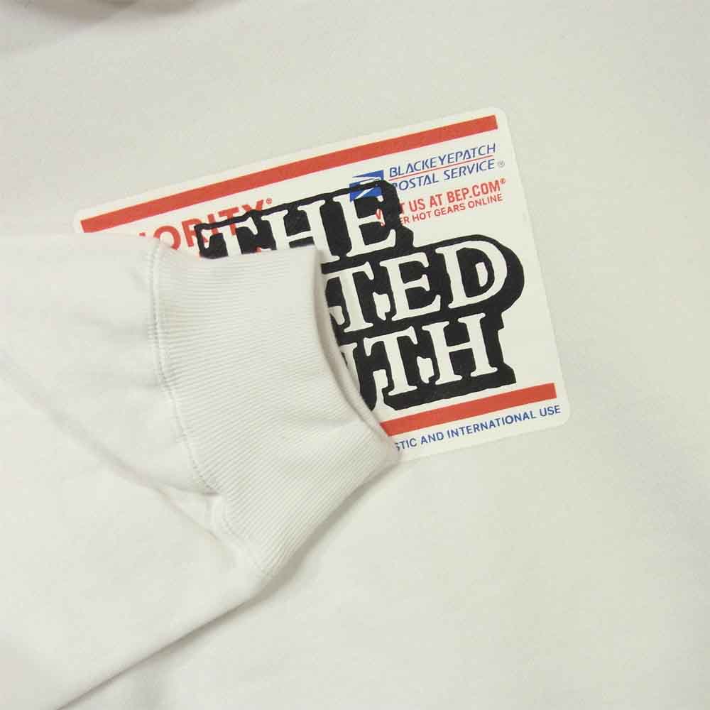 ブラックアイパッチ 21SS BEPSS21EI19 THE WASTED YOUTH HOODED PARKA ウェステッドユース フーデッド パーカー ホワイト系 XL【新古品】【未使用】【中古】