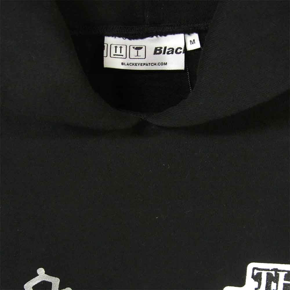 ブラックアイパッチ 21SS BEPSS21TP05 LOGO HOODED PARKA ロゴ フーデッド パーカー ブラック系 M【新古品】【未使用】【中古】