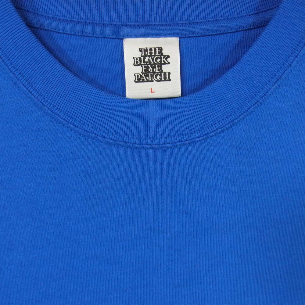 ブラックアイパッチ 20SS BEPSS20TE03 Wheelz Tee ホイールイズ ティー 半袖 Tシャツ ブルー系 L【新古品】【未使用】【中古】
