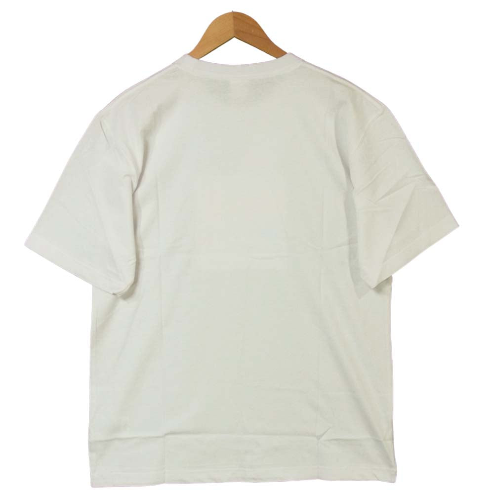 ブラックアイパッチ 20SS BEPSS20TE01 LABEL TEE ラベル 半袖 Tシャツ ホワイト系 M【新古品】【未使用】【中古】