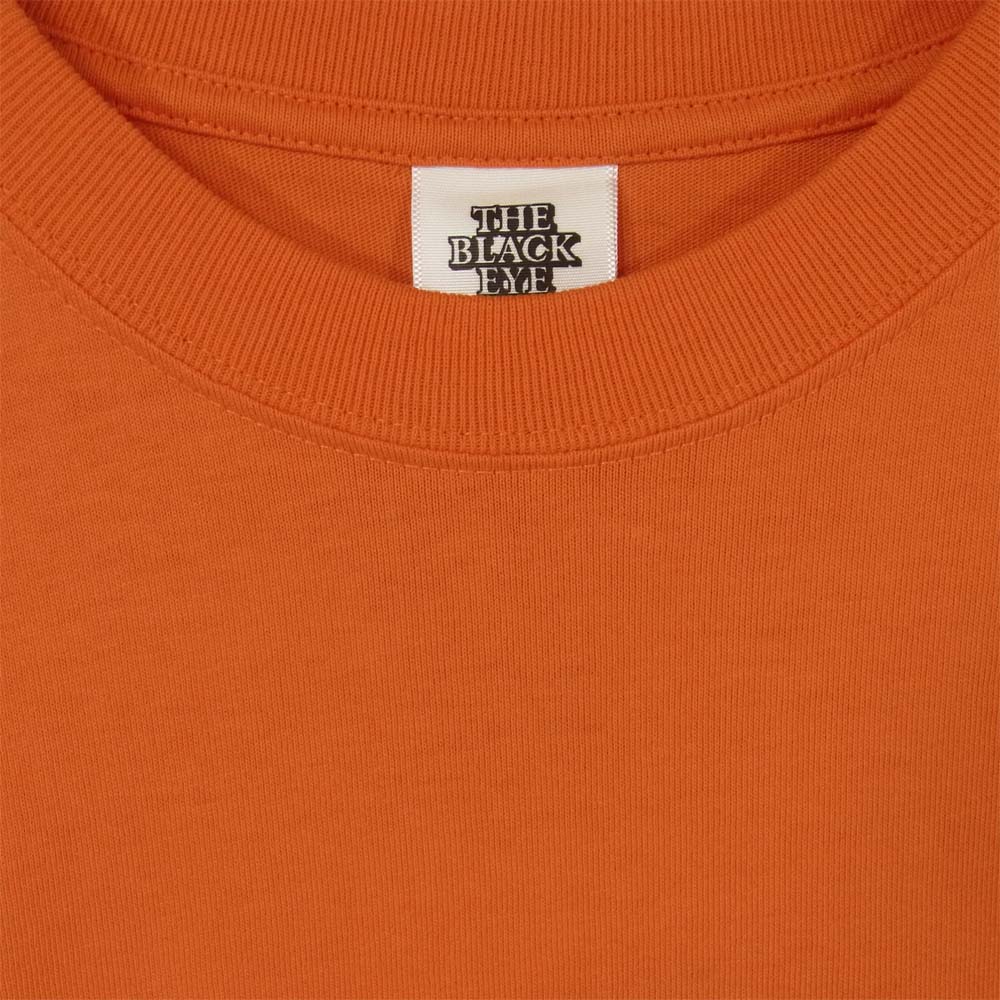 ブラックアイパッチ 20SS BEPSS20TE06 HANDLE WITH CARE L/S TEE 長袖 Tシャツ オレンジ系 M【新古品】【未使用】【中古】