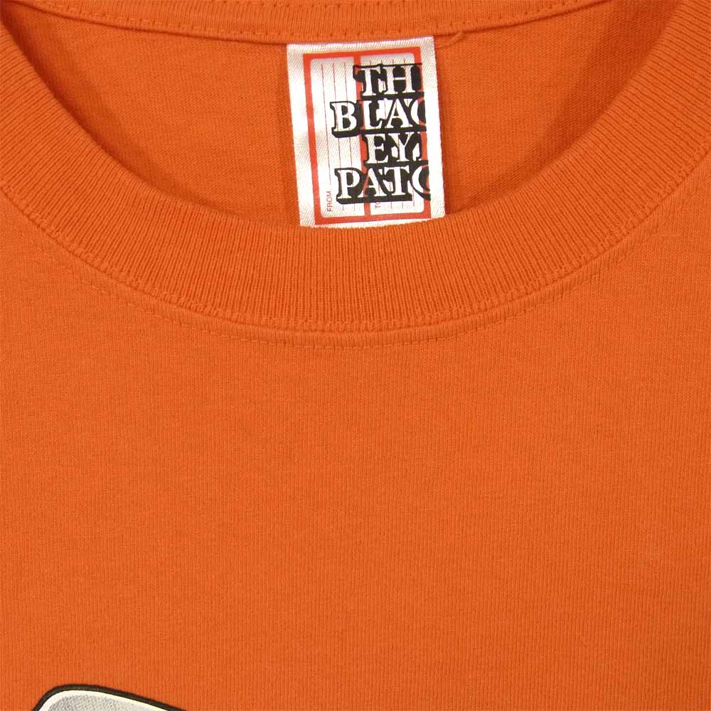 ブラックアイパッチ 19SS BEPS19TE01 EMBLEM L/S TEE エンブレム 長袖 Tシャツ オレンジ系 M【新古品】【未使用】【中古】
