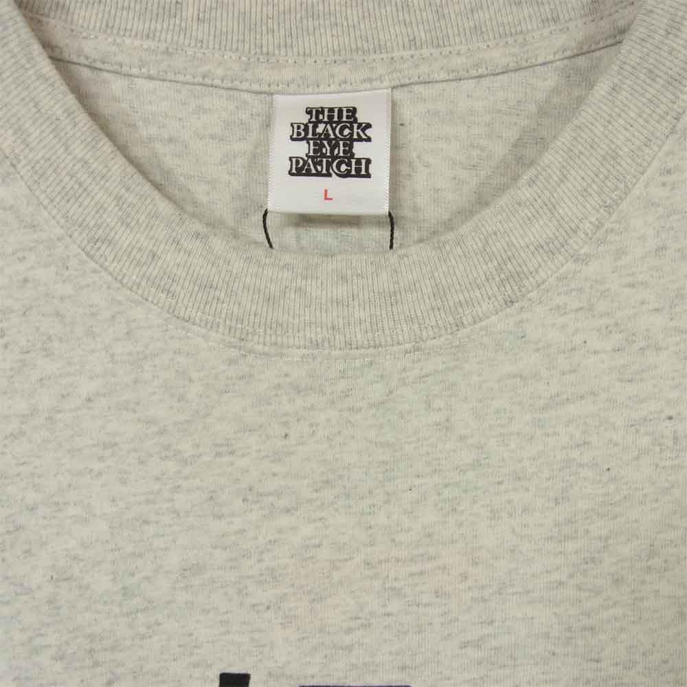 ブラックアイパッチ BEPPF20TE03 CHILDREN AT PLAY TEE プリント 半袖 Tシャツ ライトグレー系 L【新古品】【未使用】【中古】