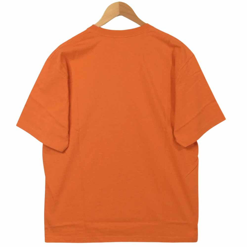 ブラックアイパッチ 20SS BEPCS20TE01 AS ADVERTISED LABEL TEE ラベル プリント 半袖 Tシャツ オレンジ系 L【新古品】【未使用】【中古】