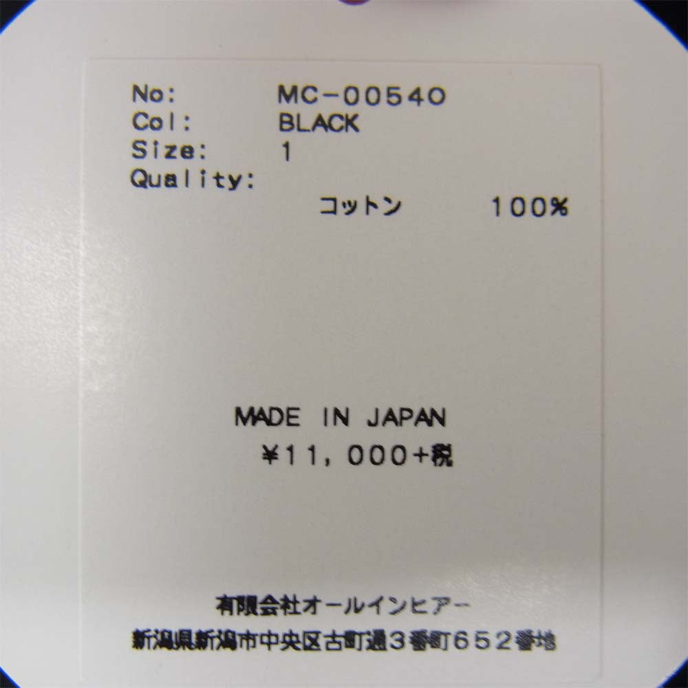 デッサンドモード MC-00540 ビッグシルエット Tシャツ ブラック系 1【中古】