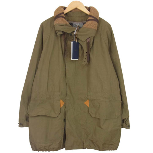 kolor カラー 15AW 15WCM-C07106 ウールライナー付き モッズコート  カーキ系 1【美品】【中古】