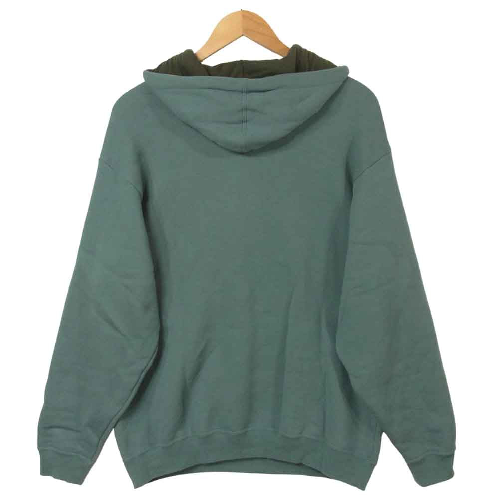 DESCENDANT ディセンダント 20AW 202ATDS-CSM30 BARKLEY HOODED SWEATSH フーディー パーカー グレイッシュブルー系 2【中古】