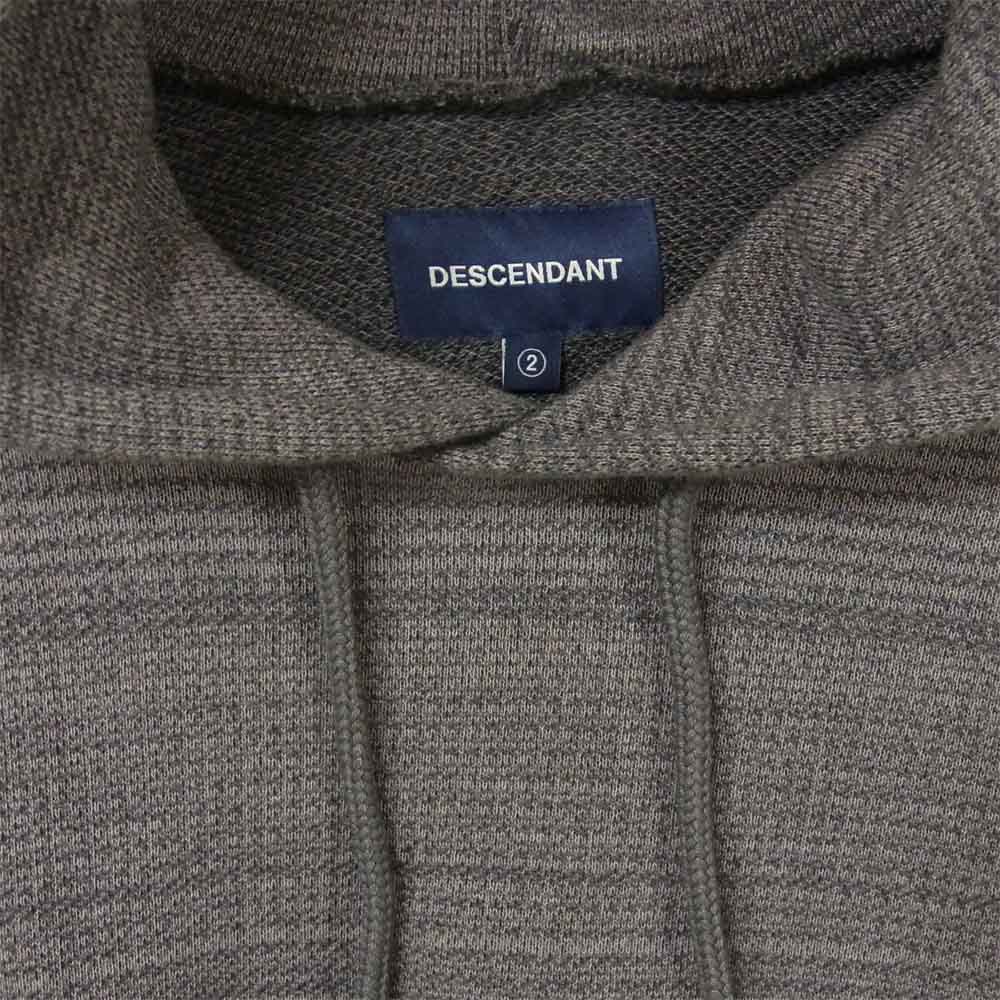 DESCENDANT ディセンダント 21SS 211ATDS-CSM29 BAJA HOODED LS フーディー パーカー グレー系 2【中古】