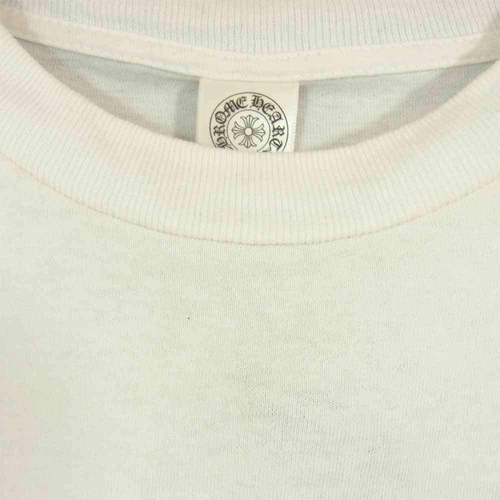 CHROME HEARTS クロムハーツ（原本無） ホノルル限定 バック CHプラス ポケット Tシャツ ホワイト系 M【中古】