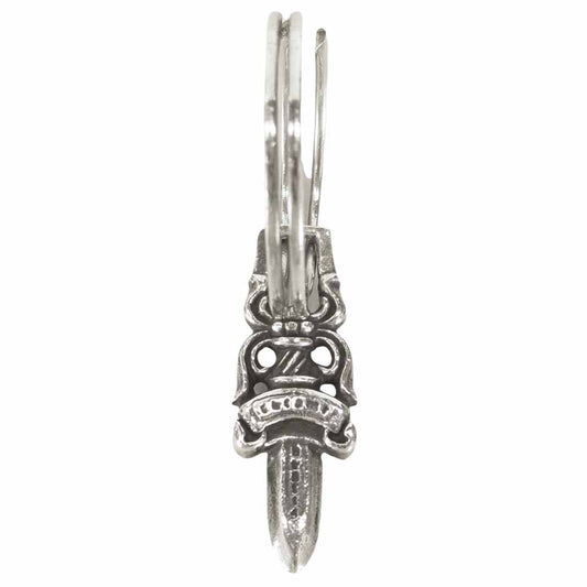CHROME HEARTS クロムハーツ（原本無） スプリット キーリング with ダガー シルバー系【中古】