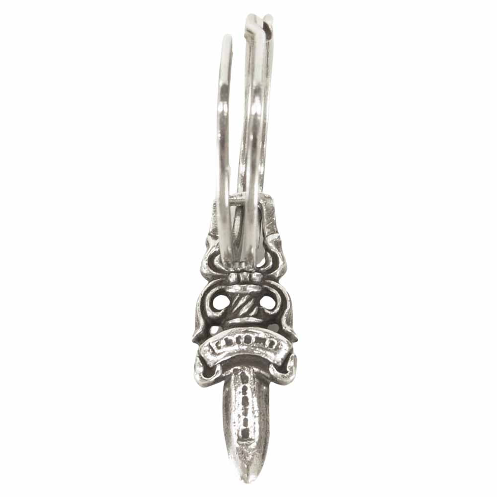 CHROME HEARTS クロムハーツ（原本無） スプリット キーリング with ダガー シルバー系【中古】