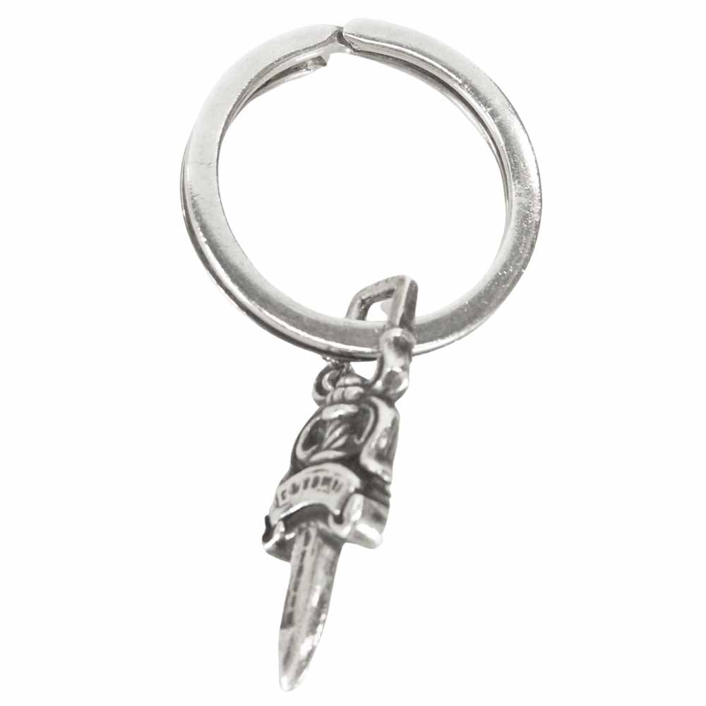 CHROME HEARTS クロムハーツ（原本無） スプリット キーリング with ダガー シルバー系【中古】