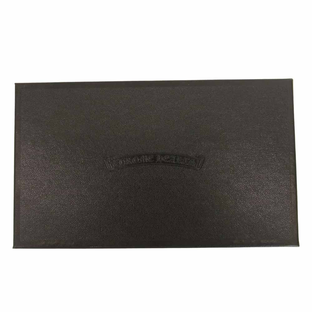 CHROME HEARTS クロムハーツ（原本無） 2 ZIP WALLET 2 ジップ ウォレット ブラック系【中古】