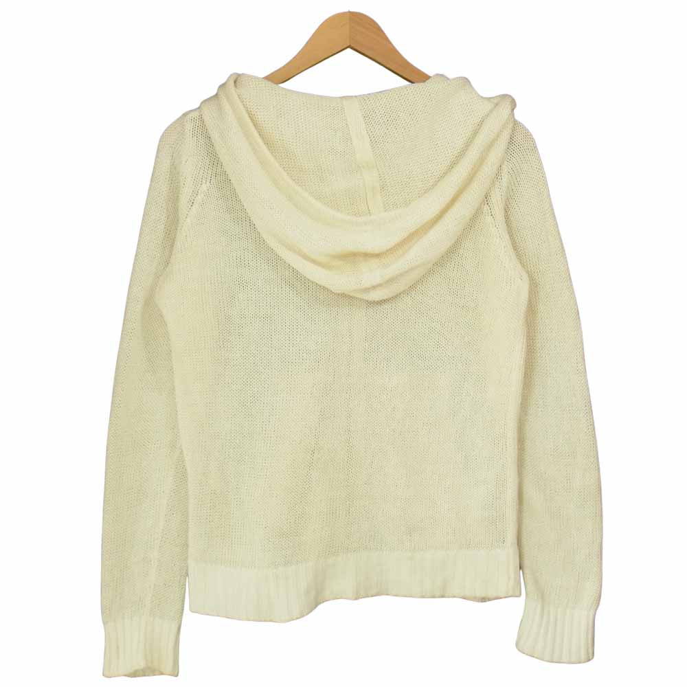 WACKO MARIA ワコマリア 15SS 15SS-KNT-04 ニット ジップアップ パーカー ホワイト系 S【中古】