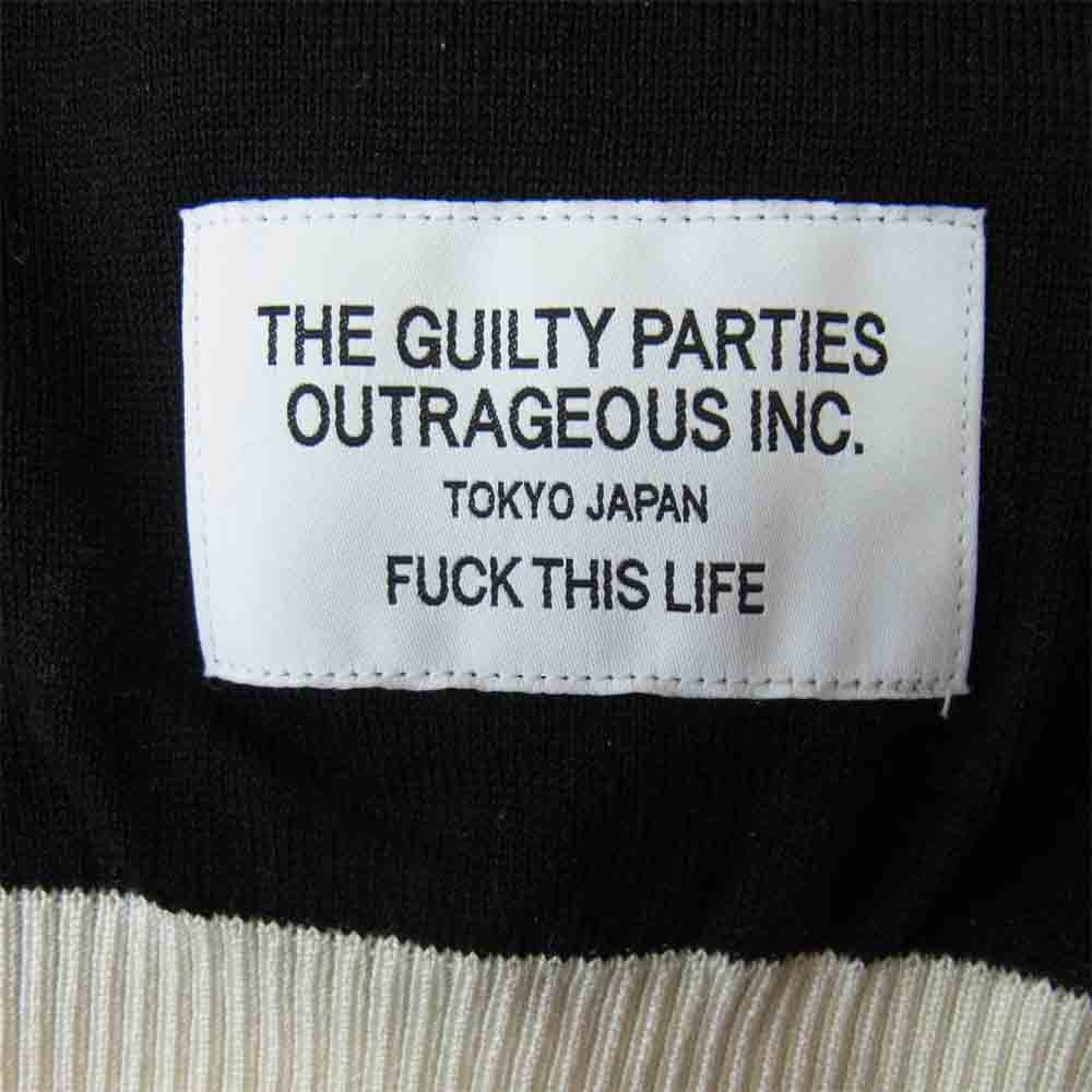 WACKO MARIA ワコマリア 12SS 12SS-KNT-09 SILK CARDIGAN シルク カーディガン ブラック系 S【新古品】【未使用】【中古】