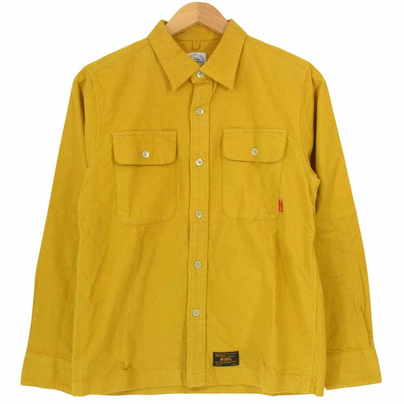 WTAPS ダブルタップス 142LTDT-SHM04 YOUTHFUL DAYS フランネル シャツ イエロー系 S【中古】