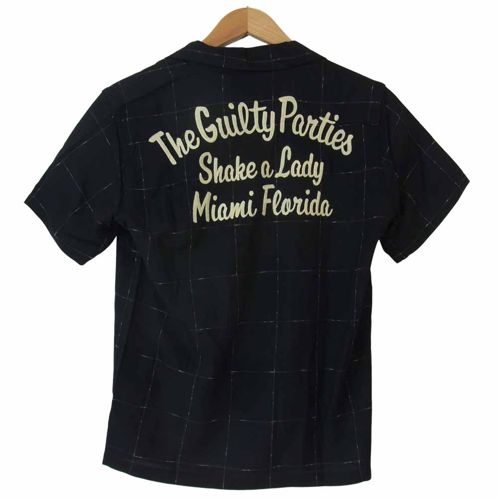 WACKO MARIA ワコマリア 11SS 11SS-50's-09 刺繍 オープンカラー レーヨン シャツ ブラック系 S【新古品】【未使用】【中古】