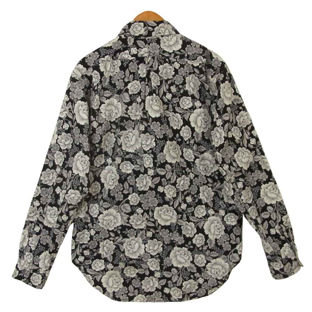 Engineered Garments エンジニアードガーメンツ 花柄 レギュラーカラー 長袖 シャツ ブラック系 XS【中古】